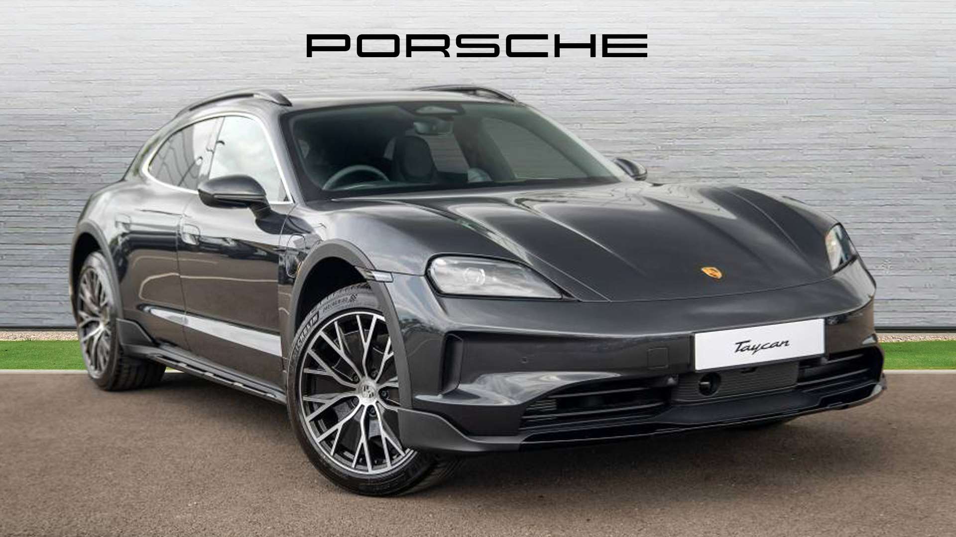 Grey 2025 Porsche Taycan Estate All-wheel drive Automatic